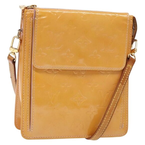 LOUIS VUITTON Vernis Motto Accessory Pouch Marshmallow Pink M91312 Auth BA5484 - Picture 1 of 15
